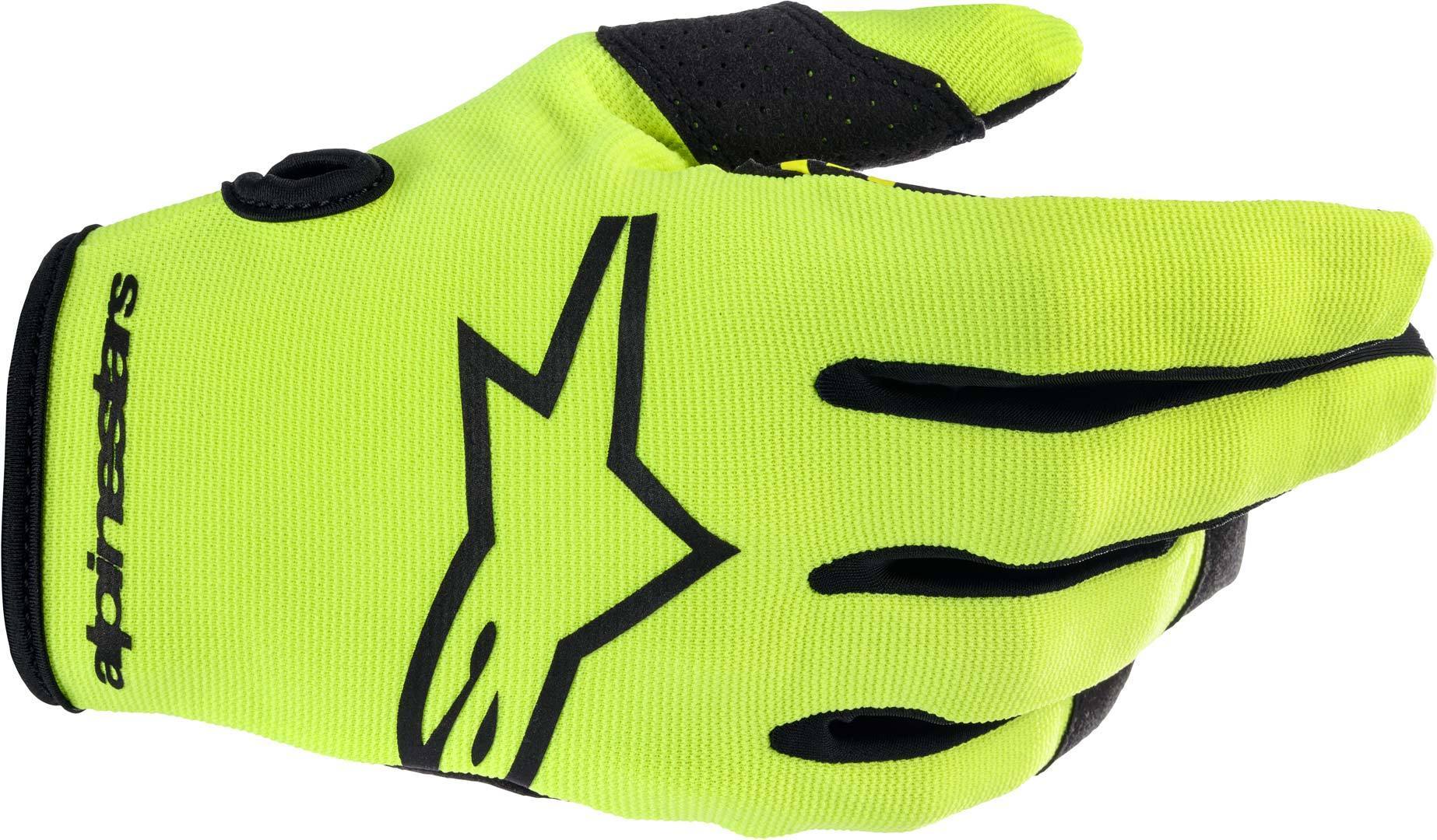 Alpinestars Full Bore Jugend Motocross Handschuhe, gelb, Größe XS, gelb, Größe XS