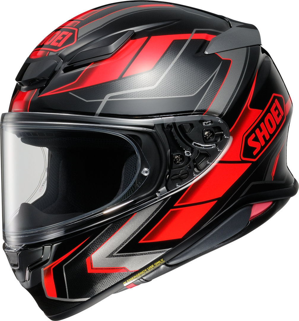 Shoei NXR 2 Prologue Helm, zwart-rood, afmeting S