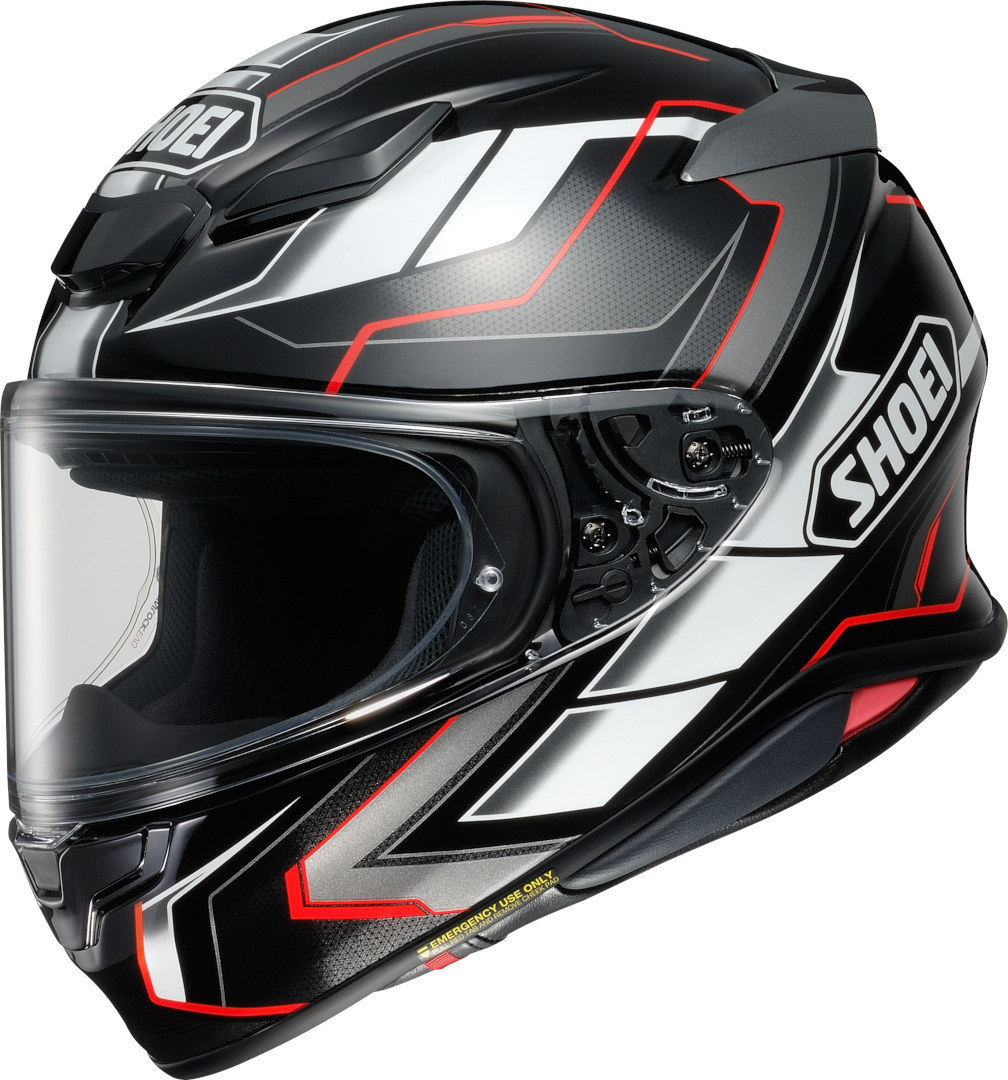 Shoei NXR 2 Prologue Helm, zwart-wit-rood, afmeting S
