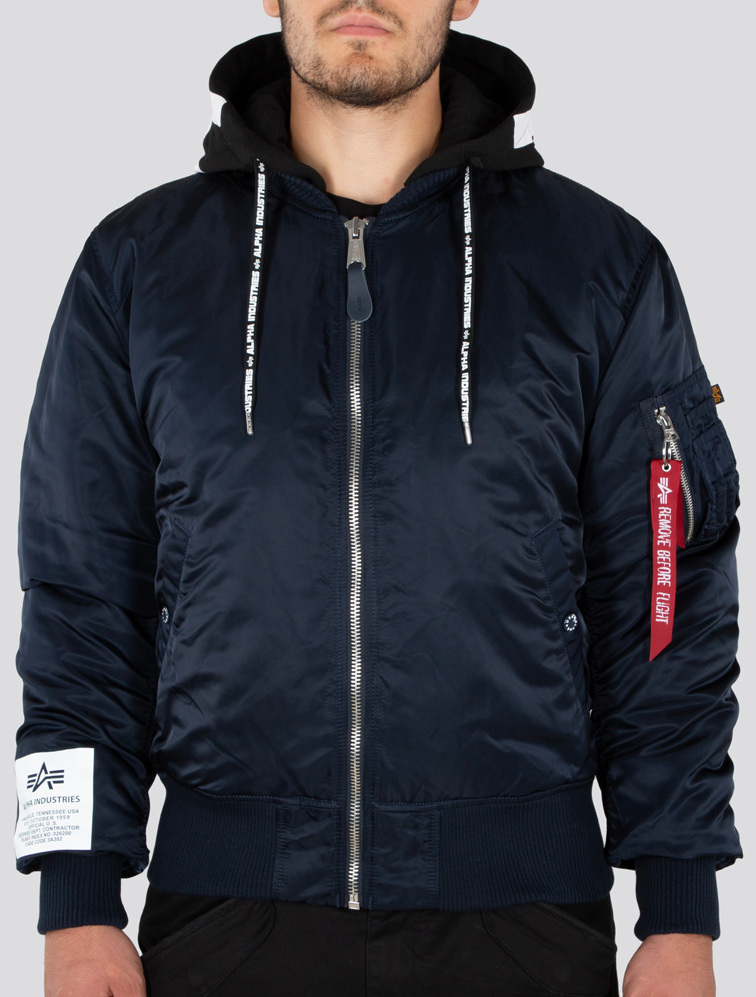 Alpha Industries MA-1 ZHP Jacka, blå, storlek 2XL