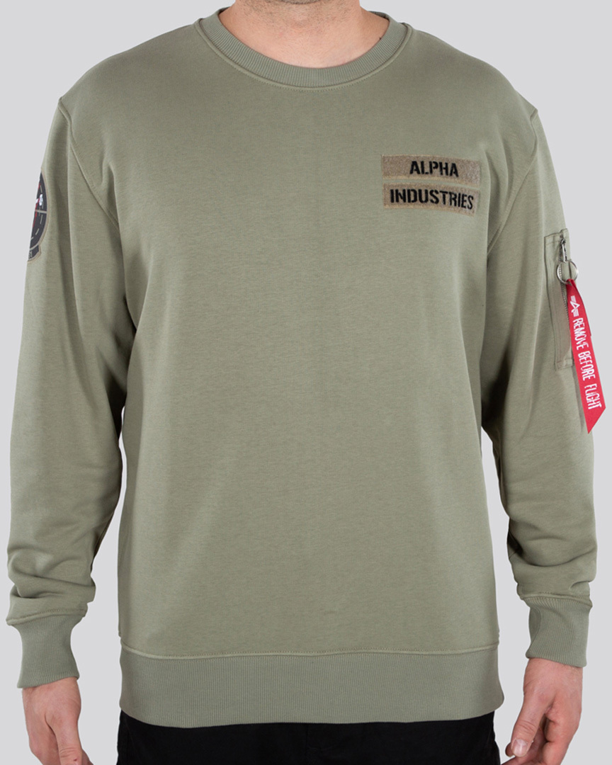 Alpha Industries Dust Devil Pullover, grön, storlek 2XL