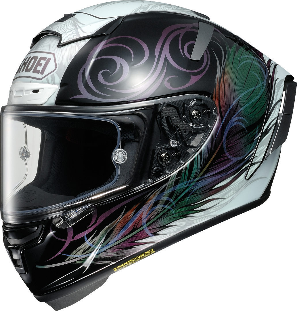 Shoei X-Spirit 3 Kujaku Helm, schwarz-weiss, Größe XL, schwarz-weiss, Größe XL