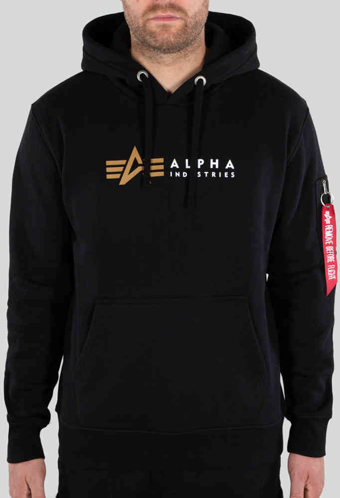 Alpha industries printed tape hoody top
