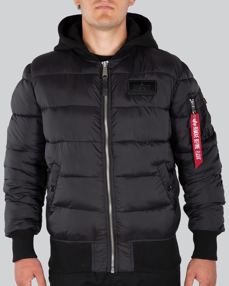 Alpha puffer jacket top