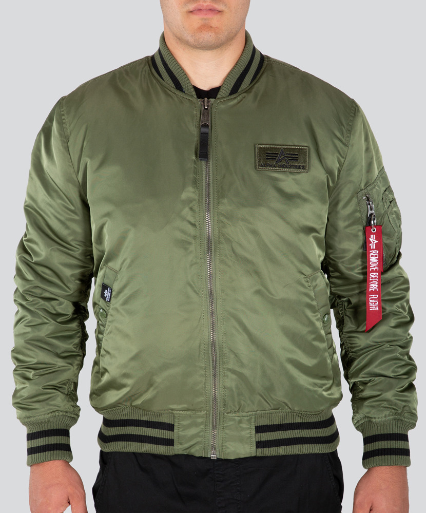 Image of Alpha Industries Alpha College FN Giacca, verde, dimensione S