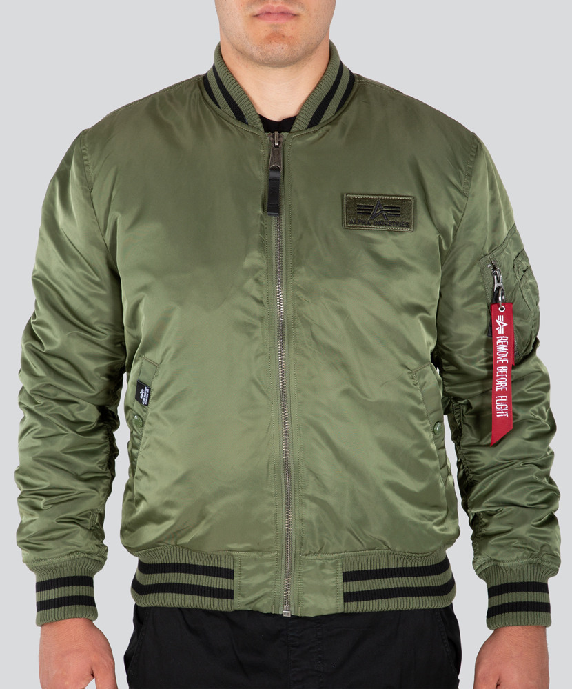 Purchase the Alpha Industries Jacket MA-1 D-Tec dark green black