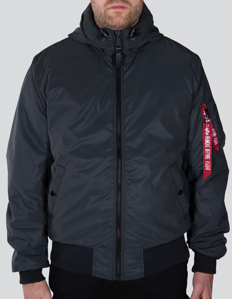 Alpha Industries MA-1 Hooded Reflective Jacket