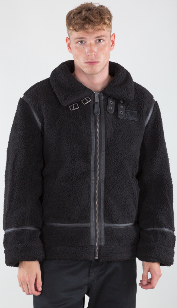 Image of Alpha Industries B3 Teddy Giacca, nero, dimensione L