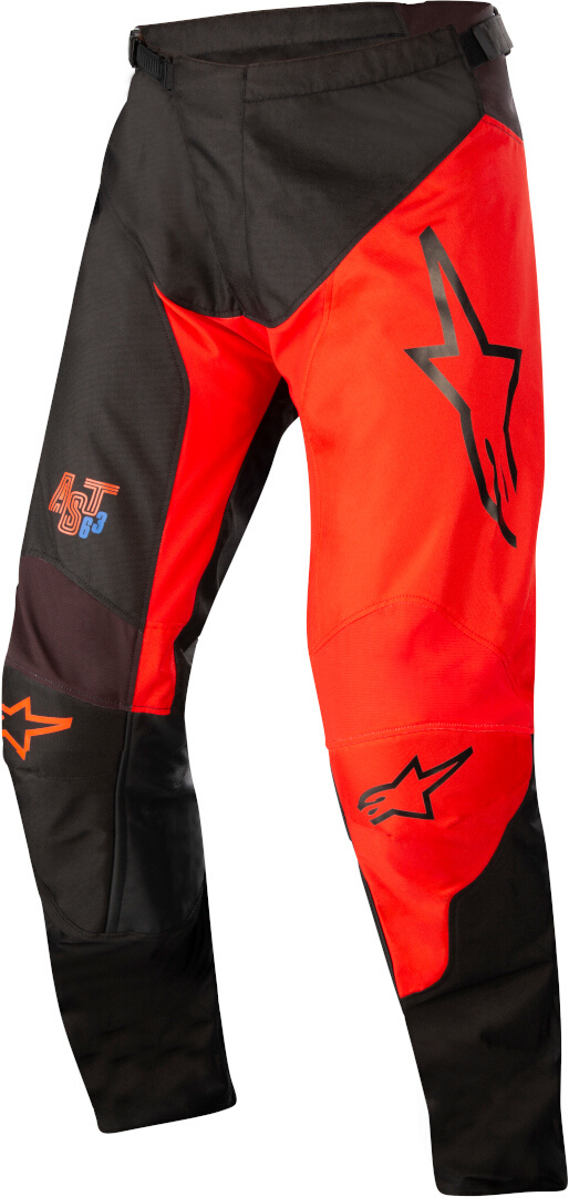 Alpinestars Racer Supermatic Motorcross broek, zwart-rood, afmeting 30