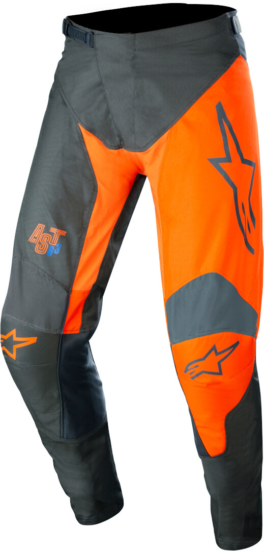 Alpinestars Racer Supermatic Motorcross broek, grijs-oranje, afmeting 30