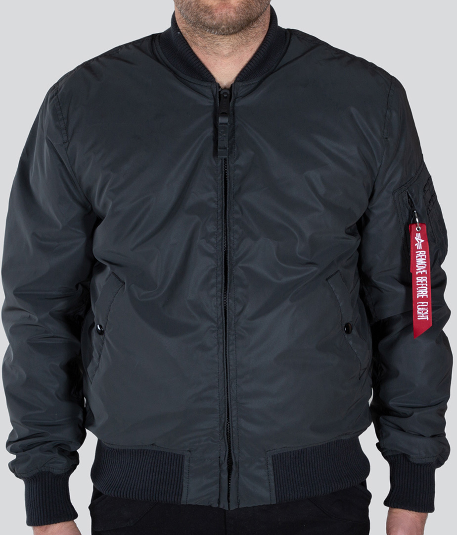 Alpha Industries MA-1 VF 59 Reflective Jacka, svart, storlek XL