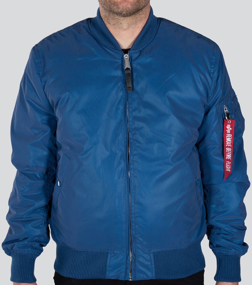 Alpha Industries MA-1 VF 59 Reflective Jacka, blå, storlek M