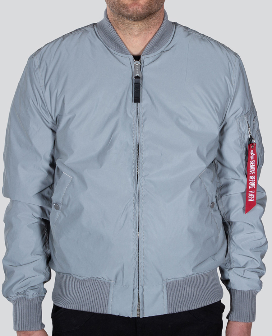 Alpha Industries MA-1 VF 59 Reflective Jacka, silver, storlek S