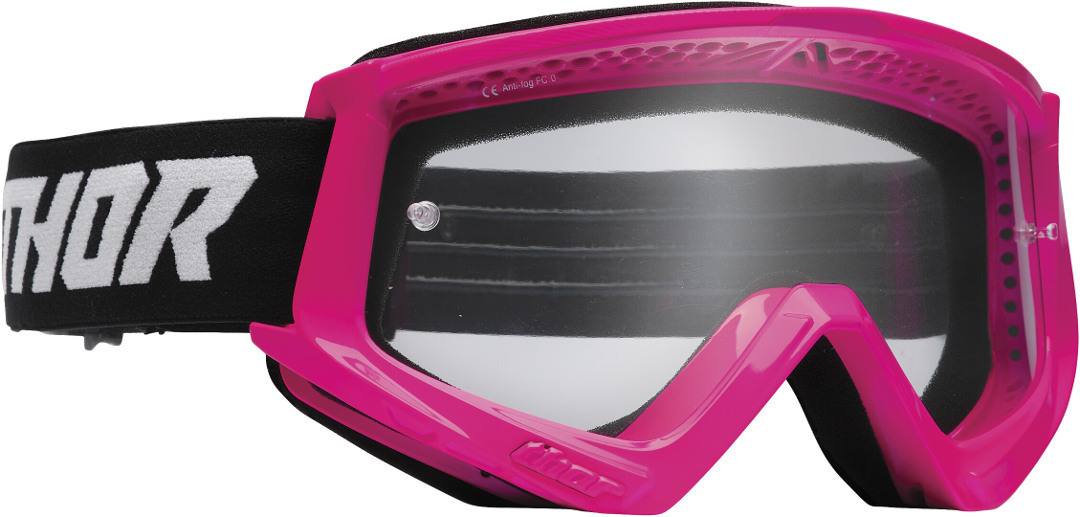 Thor Combat Racer Unge Motocross beskyttelsesbriller, pink