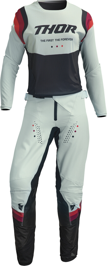Side view of Thor Pulse Rev Ladies Motocross Jersey, Size S for Women
