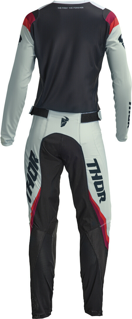 Side view of Thor Pulse Rev Ladies Motocross Jersey, Size S for Women