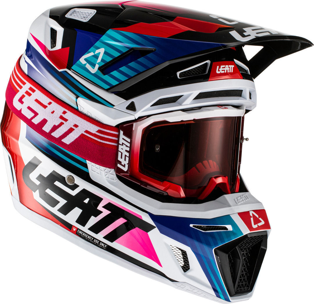 Leatt Moto 8.5 V22 Composite Шлем для мотокросса с очками