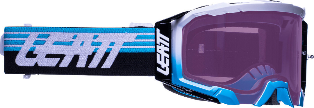 Leatt Velocity 5.5 Iriz Fade Motocross Goggles, turquoise, turquoise, Size One Size