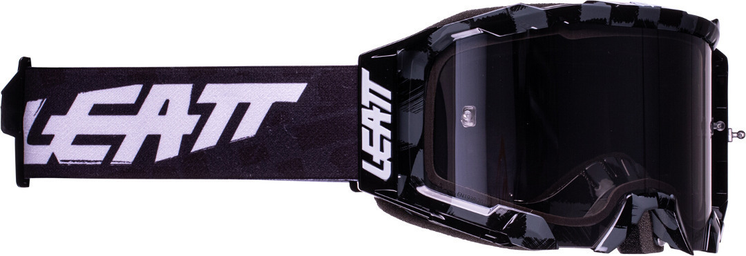 Leatt Velocity 5.5 Iriz Dark Motocross Goggles, silver, silver, Size One Size
