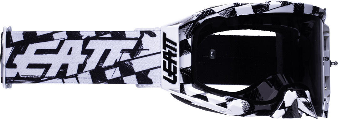 Leatt Velocity 5.5 Checker Motocross Goggles, black, black, Size One Size