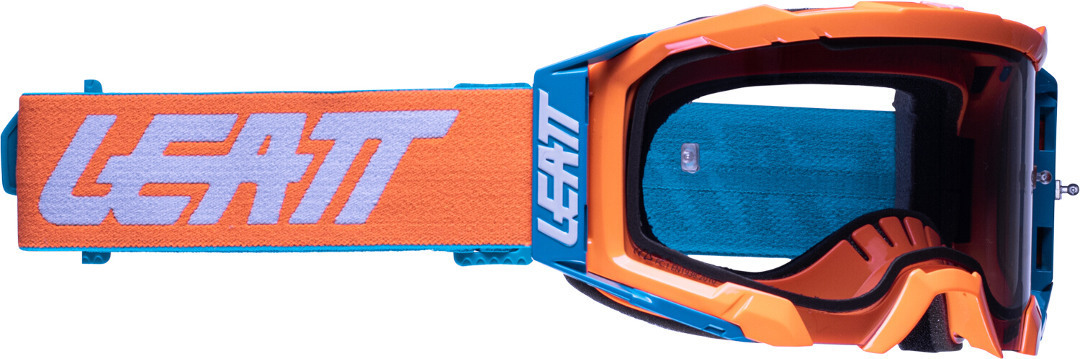 Leatt Velocity 5.5 Frame Motocross Goggles, blue-orange, blue-orange, Size One Size