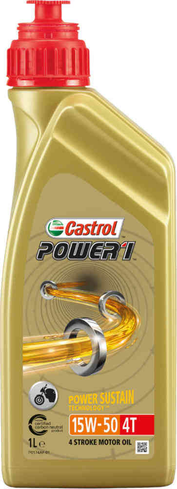 Castrol Power 1 4T 15W-50 モーターオイル1リットル