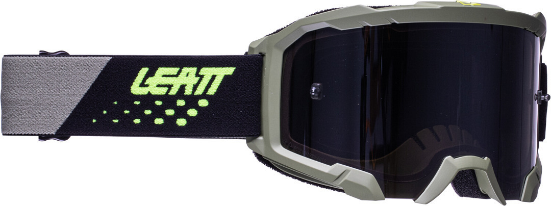Image of Leatt Velocity 4.5 Iriz Dots Occhiali da motocross, grigio-verde