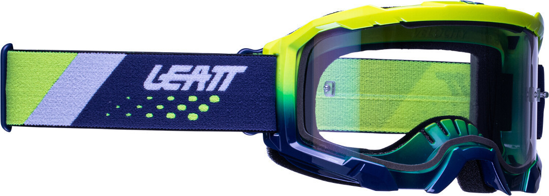 Leatt Velocity 4.5 Iriz Dots Motocross Goggles, yellow, yellow, Size One Size