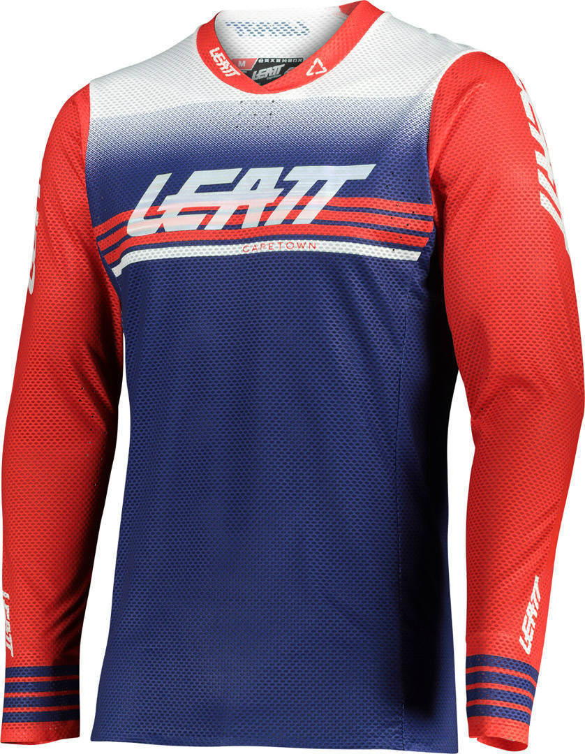 Leatt Moto 5.5 Ultraweld Classic Maillot de motocross, bleu, taille XL pour Hommes