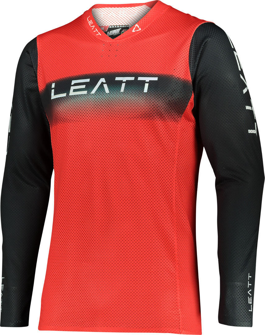 Leatt Moto 5.5 Ultraweld Digital Maillot de motocross, rouge, taille XL pour Hommes