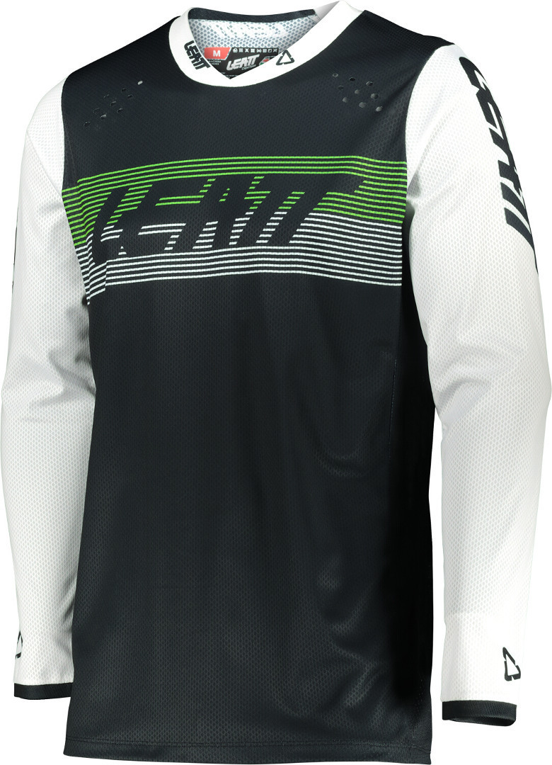 Leatt Moto 4.5 Lite Color Motocross Jersey, black, Size S, black, Size S
