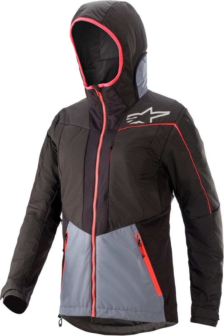 Alpinestars Stella Denali 2 Cykeljacka för damer, svart-grå, storlek XL för kvinnor