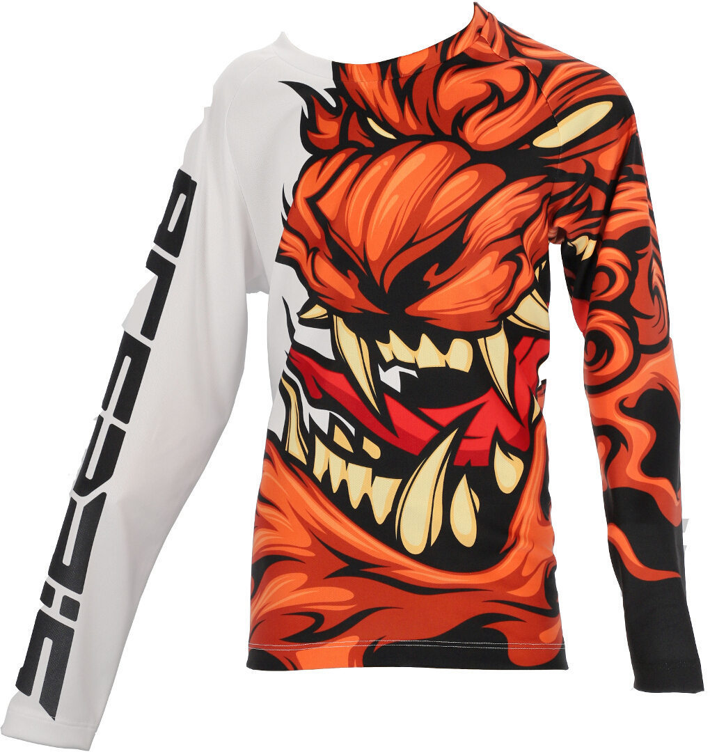 Image of Acerbis MX J-Kid 2 Maglia Motocross Bambini, bianco-arancione, dimensione XL