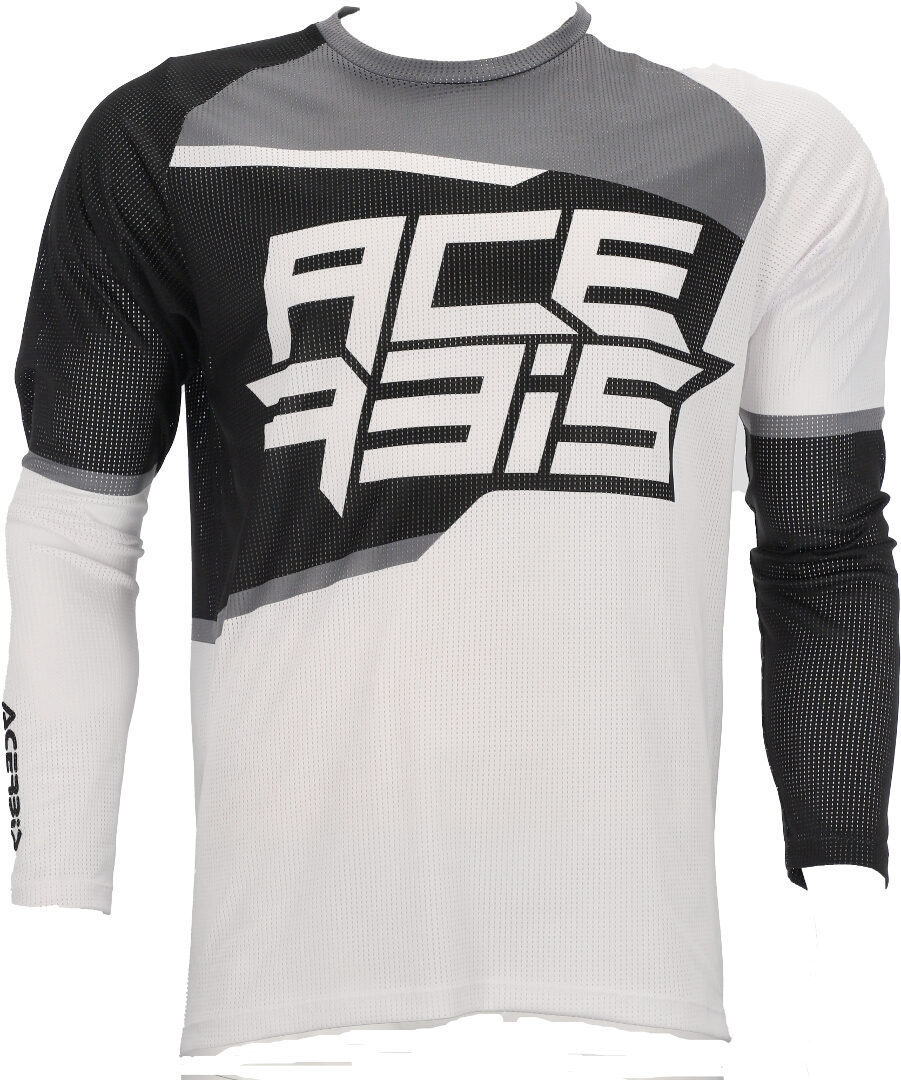 Acerbis MX J-Windy 2 Motocross Jersey, black-white, Size M, black-white, Size M