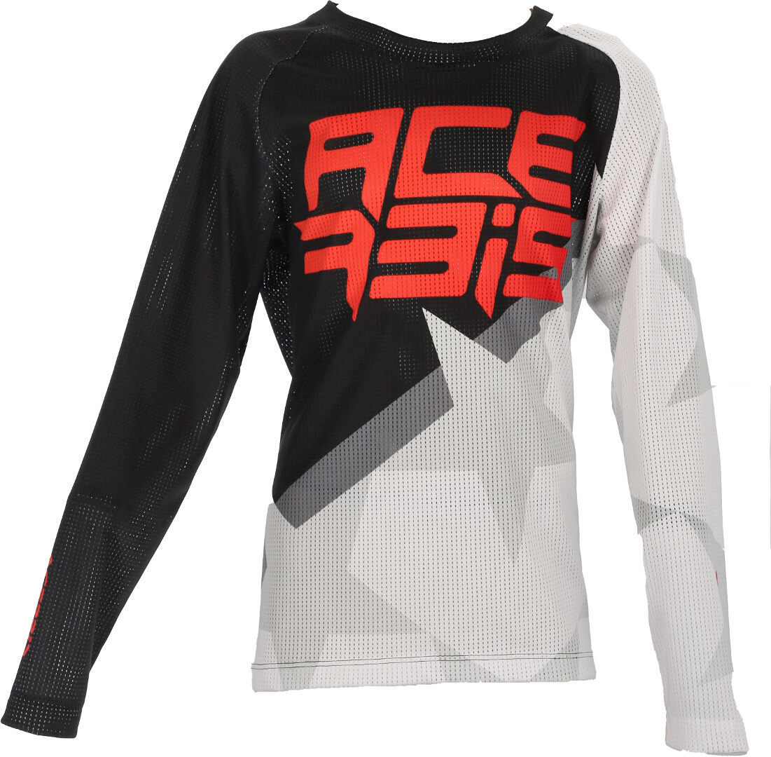 Image of Acerbis MX J-Windy 1 Maglia Motocross Bambini, nero-bianco, dimensione XS