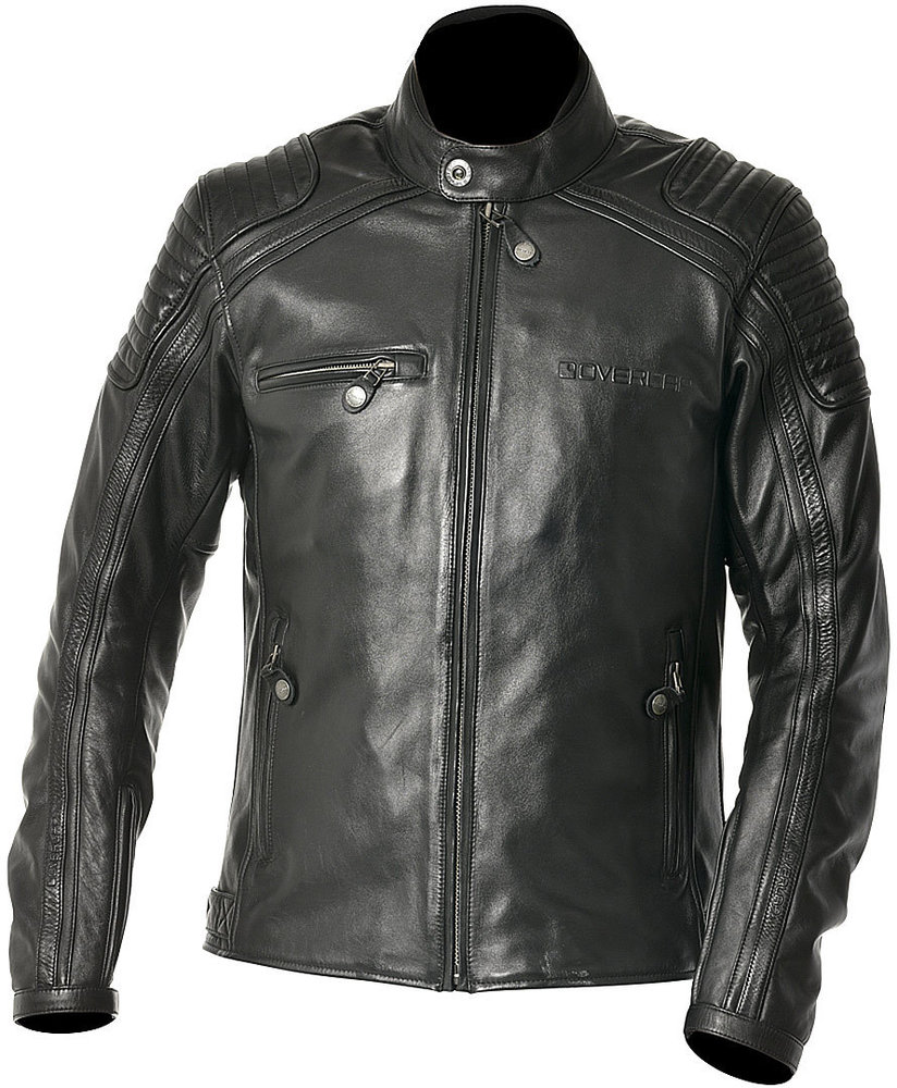 Overlap Devon Chaqueta de cuero para motocicleta