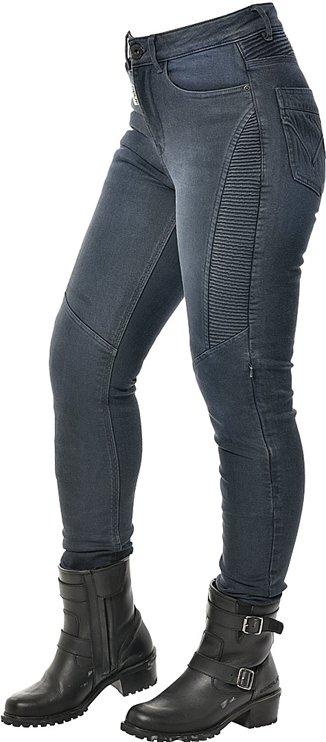 Image of Overlap Lexy Jeans Moto Donna, blu, dimensione 27 per donne