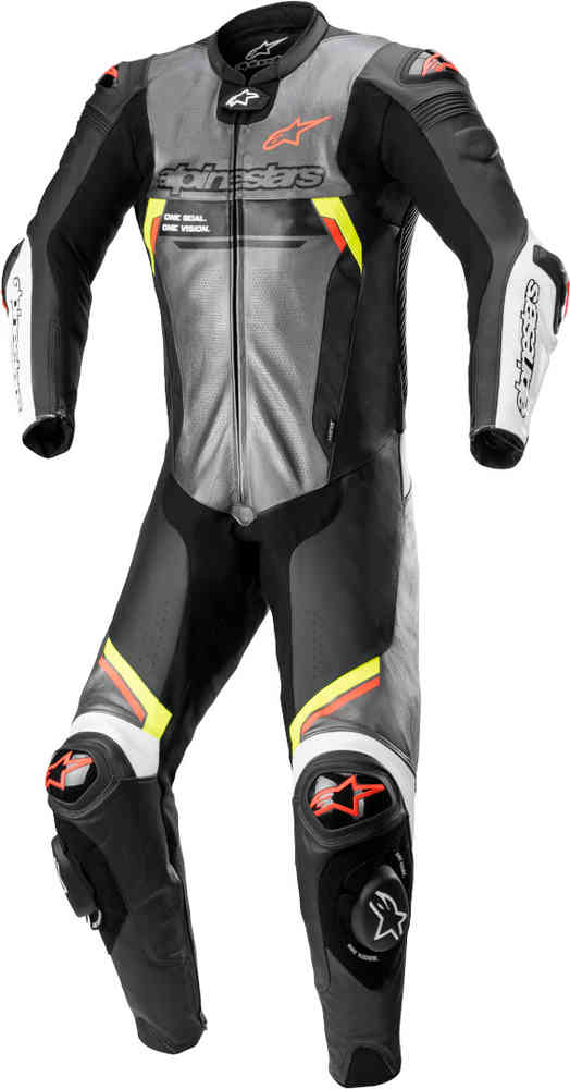 Alpinestars Missile V2 Ignition Combinaison en cuir de moto d’une seule pièce