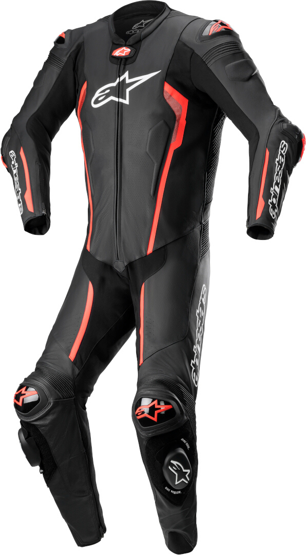 Alpinestars Missile V2 Цельный костюм из мотоциклетной кожи Черный/Красный 60 