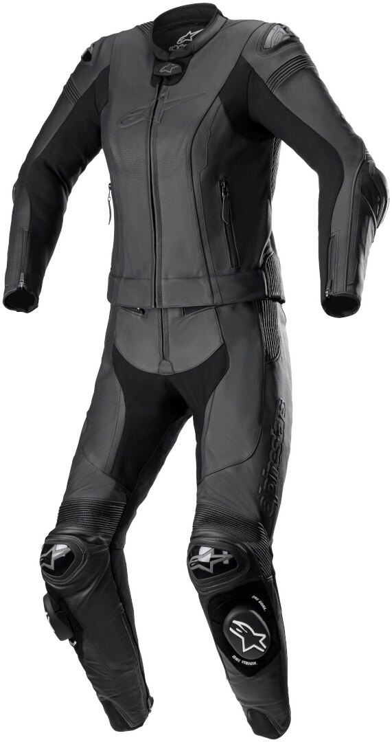 Alpinestars Stella Missile V2 Two Piece Womens Leather Suit, black, Size 48, black, Size 48 for Women