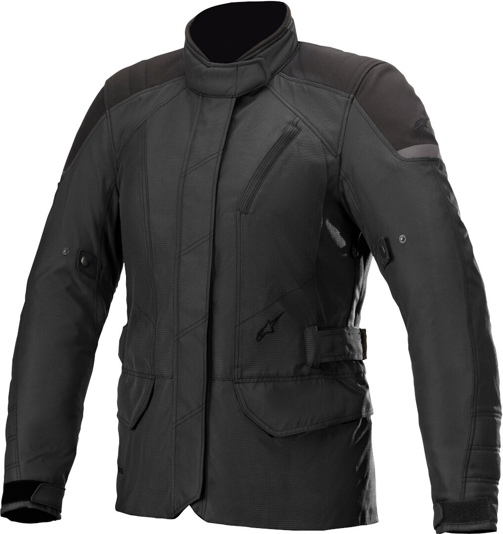 Alpinestars Women's Black Stella Gravity Drystar Motorcycle Textile Jacket, Size L For
