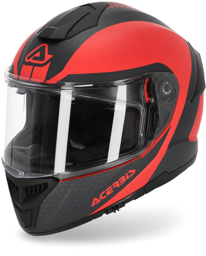 Image of Acerbis Krapon Casco, nero-rosso, dimensione L