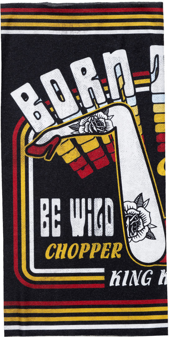 King Kerosin Born to Ride Couvre-chefs multifonctionnels, noir