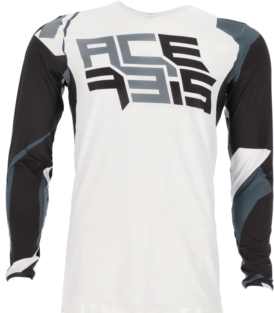 Acerbis J-Flex 1 Motocross Jersey, black-white, Size XL, black-white, Size XL
