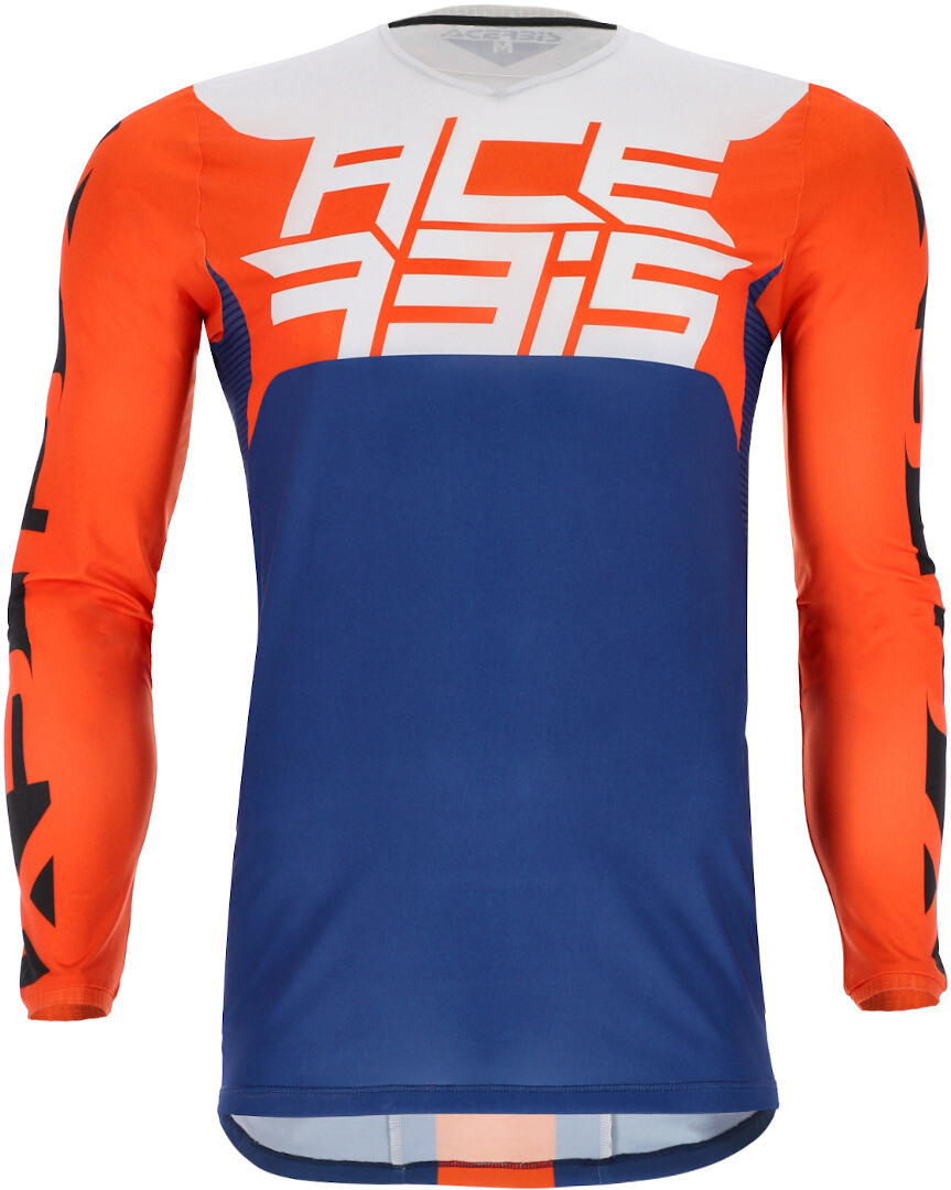 Acerbis J-Flex 2 Motocross Jersey, blue-orange, Size S, blue-orange, Size S