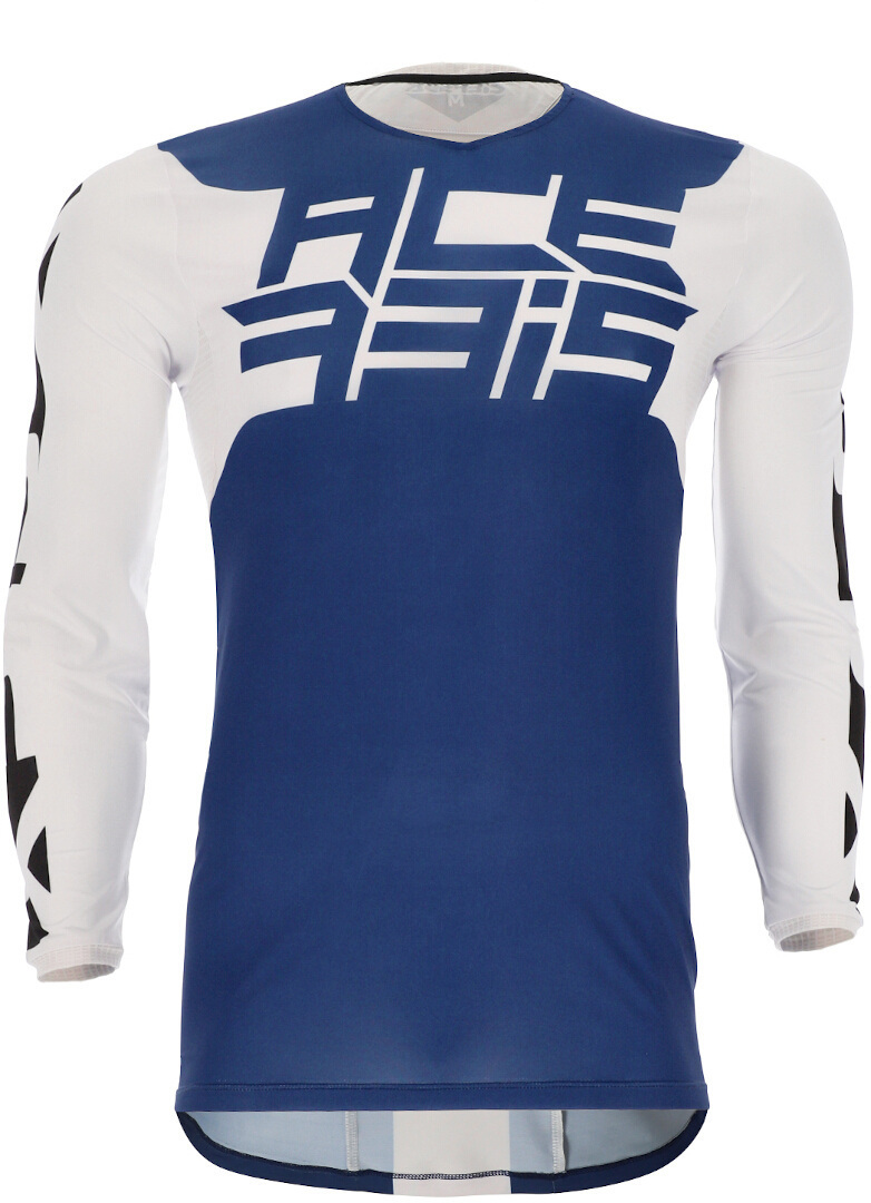 Acerbis J-Flex 2 Motocross Jersey, white-blue, Size S, white-blue, Size S