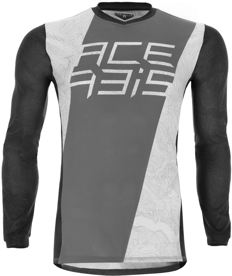 Acerbis MX J-Track 1 Motocross Jersey, grey-white, Size XL, grey-white, Size XL