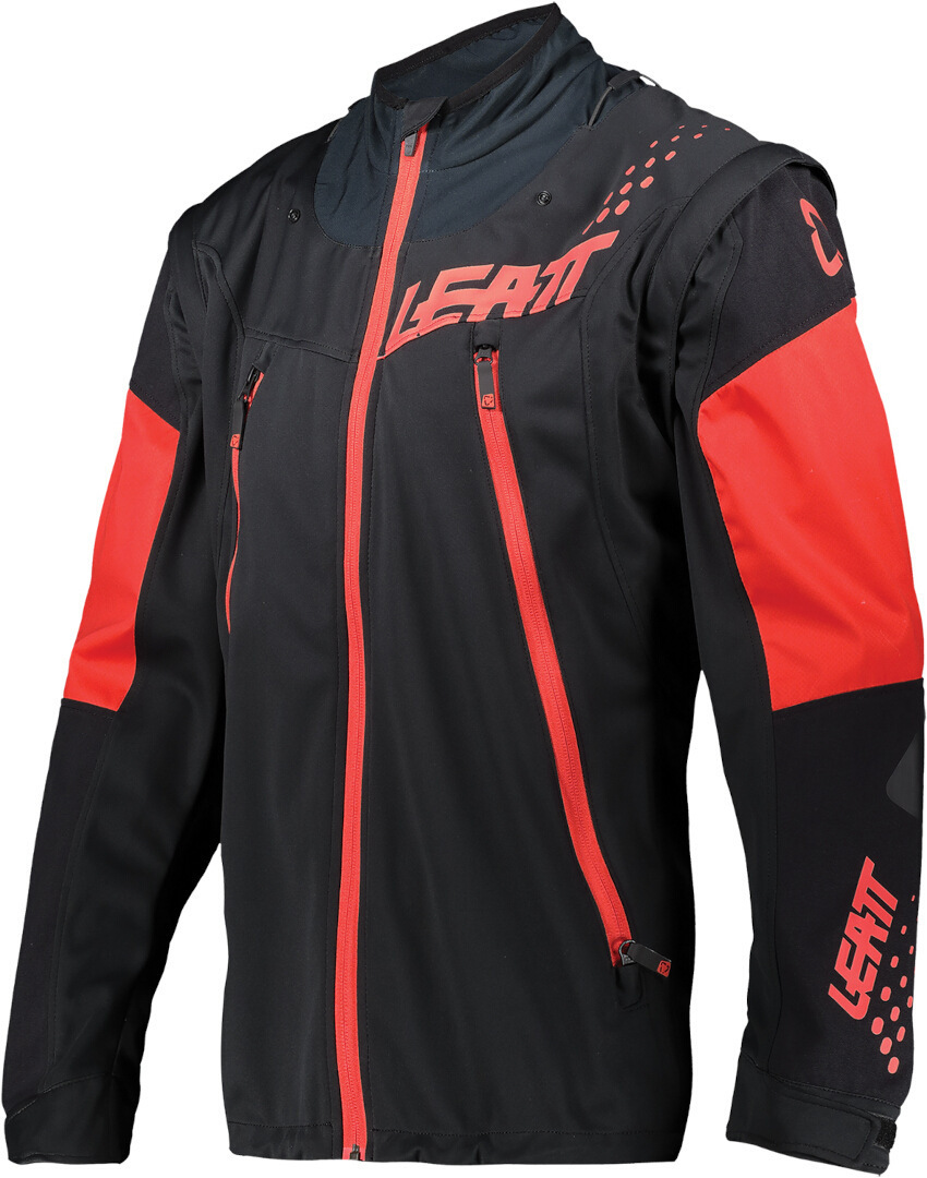 Leatt Moto 4.5 Lite Motocross Jacket, black-red, Size S, black-red, Size S