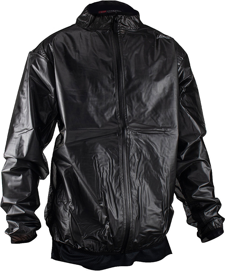 Leatt Race Cover Smoke Motorcross Regenjas, zwart, afmeting 2XL