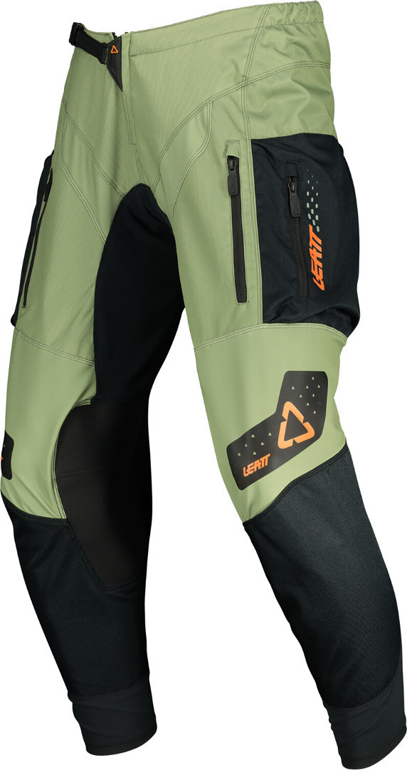 Leatt Moto 4.5 Enduro Motocross Pants, green, Size S, green, Size S